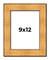 Photo Size Embellished Gold Picture Frame - UV Acrylic, Foam Board Backing, Hanging Hardware